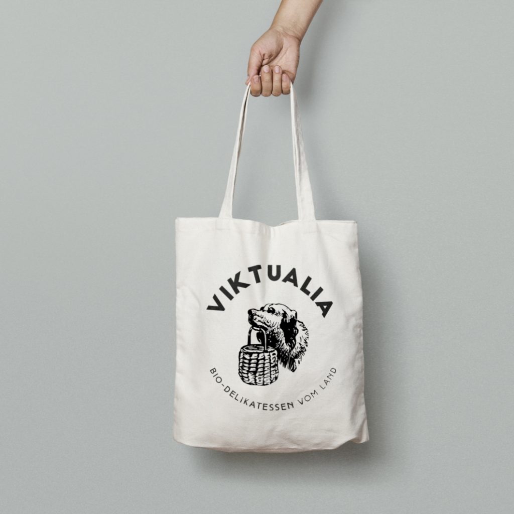 Logo Tasche Viktualia Heidelberg / Silja Lorenz Design Leimen