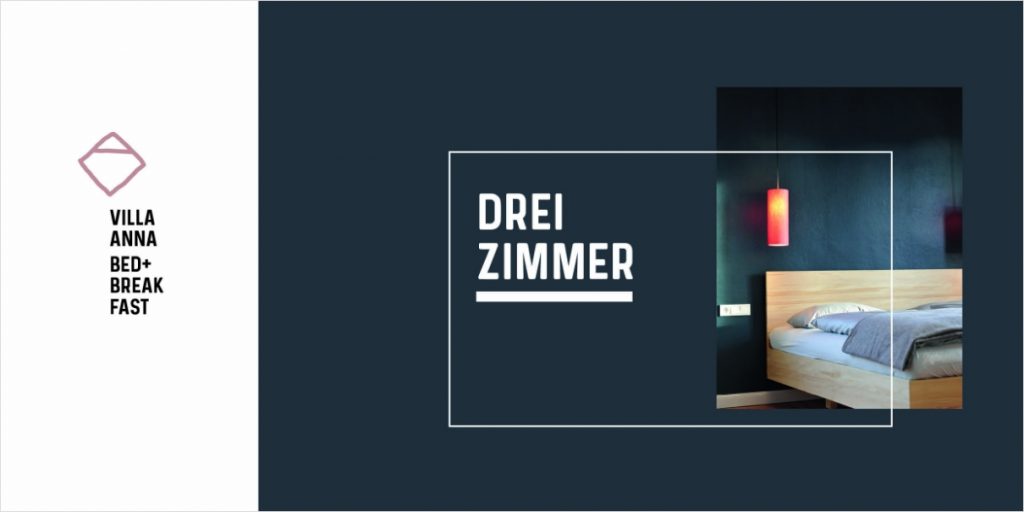 Flyer und Logo Design Bed&Breakfast Silja Lorenz Design Leimen