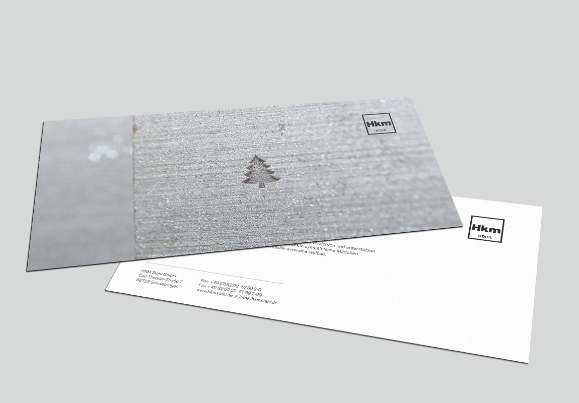 Weihnachtskarte Design Stahlhändler Heidelberg Silja Lorenz Design Leimen